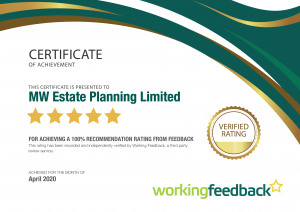 Certificate April 2020